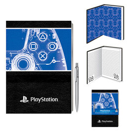 Cuaderno Premium A5 con bolígrafo Playstation 21 x 15 cm