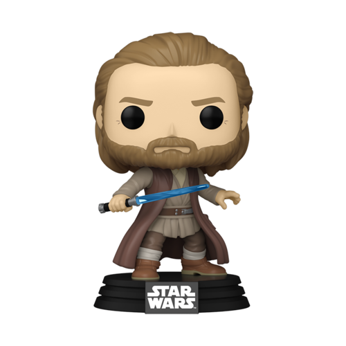 Figura Pop! Obi-Wan Kenobi (Pose de Batalla) 9 cm