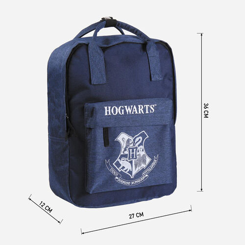 Hogwarts Blue and White Casual Backpack