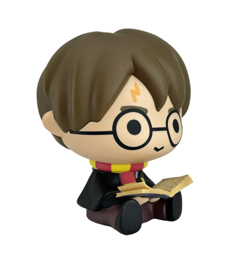 Hucha Chibi Harry Potter con libro de hechizos 16 cm