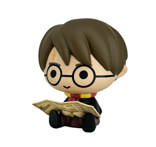 Hucha Chibi Harry Potter con libro de hechizos 16 cm