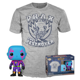 Pop! & Tee Set Drax (Black Light) L