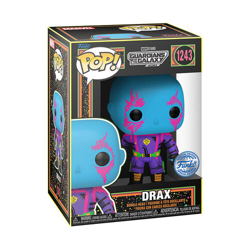 Pop! & Tee Set Drax (Black Light) XL