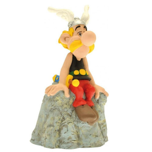 Hucha Astérix sobre la roca 14 cm