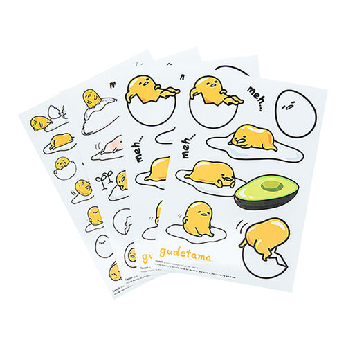 Gudetama Gadget Decals 21 x 15 cm