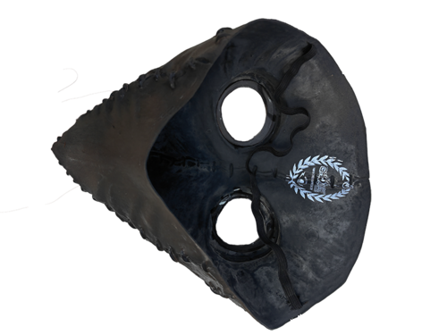 Black Plague Doctor Mask One Size Only