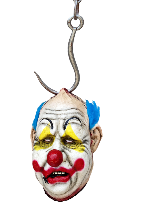 Artculo decorativo para colgar Cabeza decapitada Payaso Burger 21,5 cm