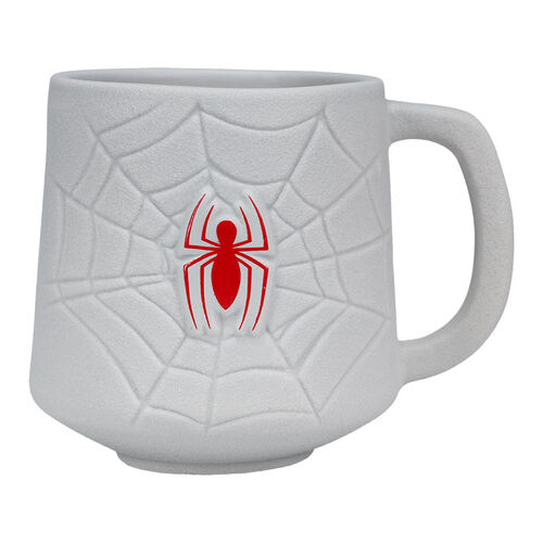 Taza 3D Telaraa y Logo Spider-Man 450 ml