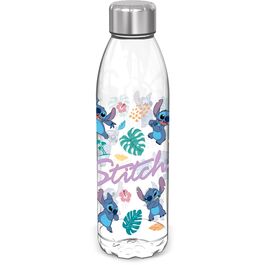 Botella de plástico Stitch palmas 980 ml