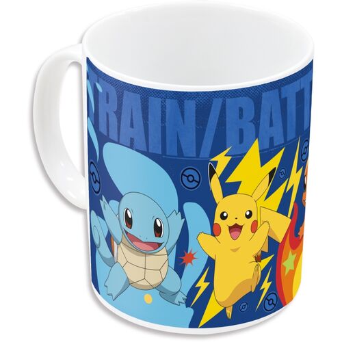 Taza térmica Squirtle, Pikachu, Charmander y Bulbasur 325 ml