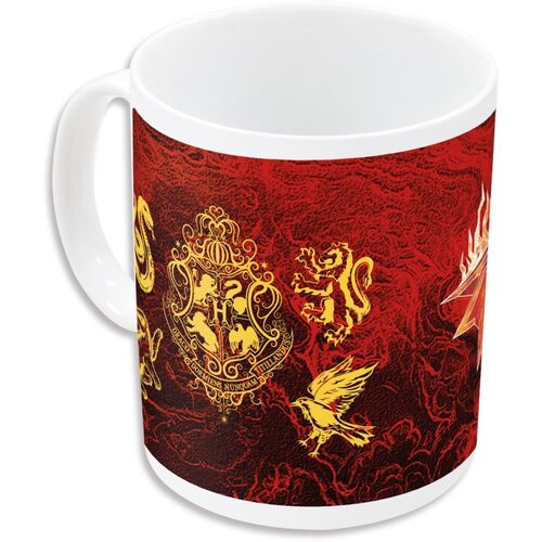 Colour changing mug Hogwarts shield and dragon 325 ml