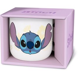 Taza de desayuno Stitch palmas 400 ml