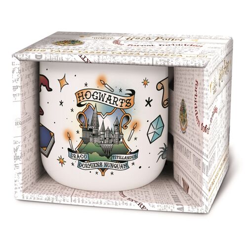 Taza de desayuno Hogwarts (estilo Old School) 400 ml