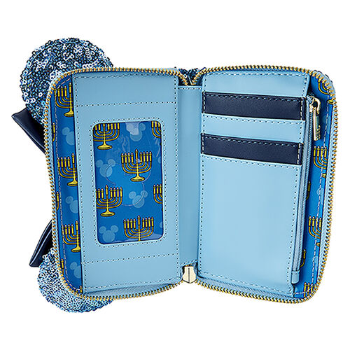 Minnie Mouse Hanukkah Sequin Wallet