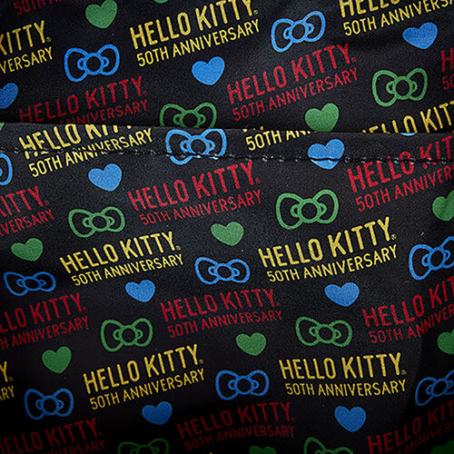Mini Mochila Hello Kitty 50 Aniversario 10 x 6 x 3,5