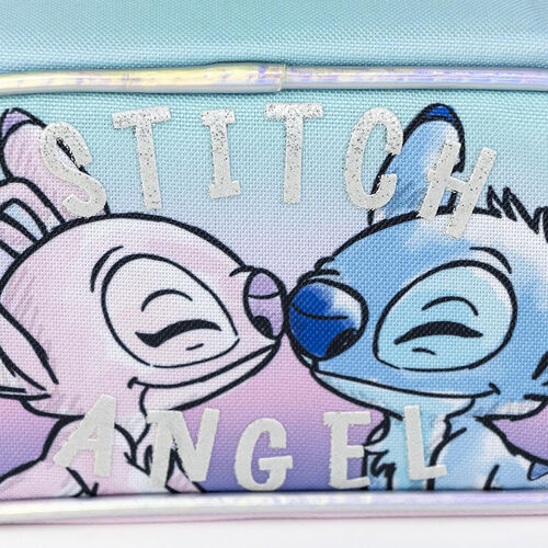 Stitch & Angel kiss oval pencil case 22,5 cm