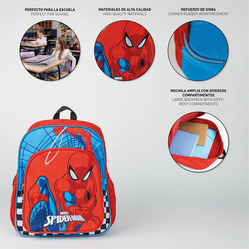 Mochila mediana Spider-Man (azul y rojo) 38 cm