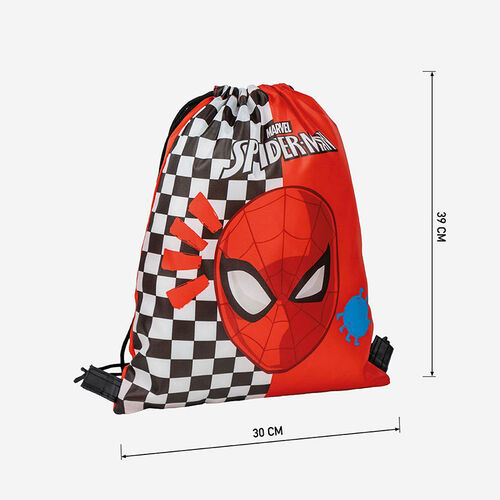 Spider-Man sack backpack (blue and red) 30 x 39 cm