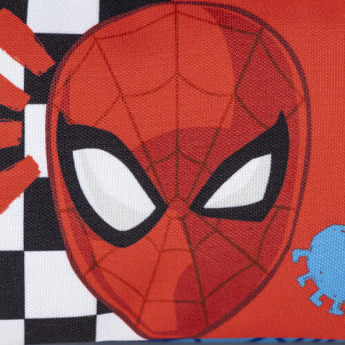 Estuche Portatodo Spider-Man (azul y rojo) 3 compartimentos 22,5 cm