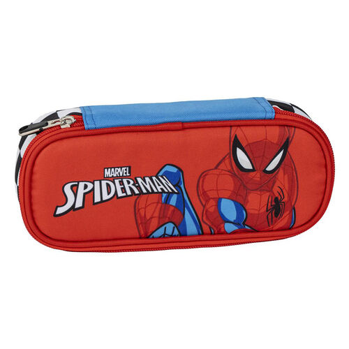 Spider-Man pencil case (blue and red) oval 22,5 cm