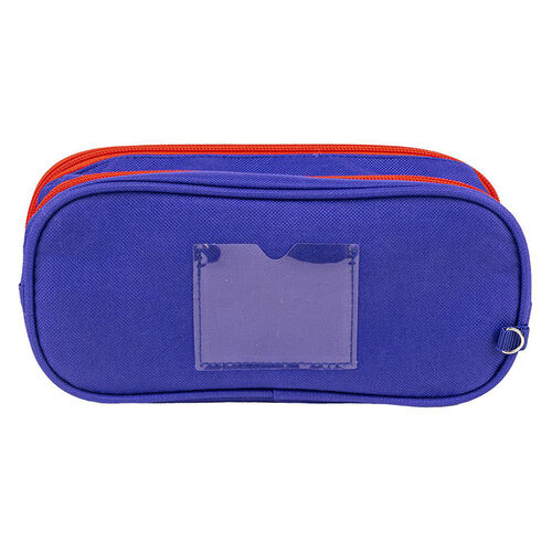 Sonic Prime red detailing 2 compartments pencil pouch 22,5 cm