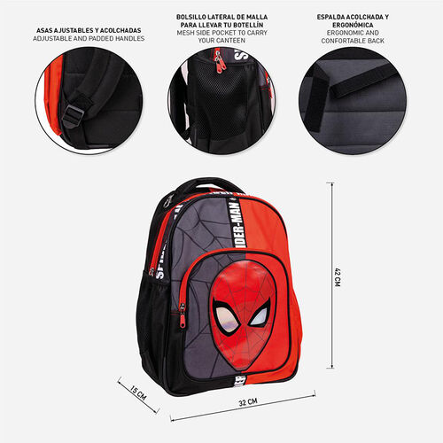 Spider-Man medium backpack (black & red) 42 cm