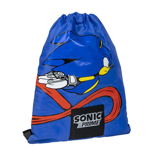 Sonic Prime backpack bag with red details 30 x 39 cm