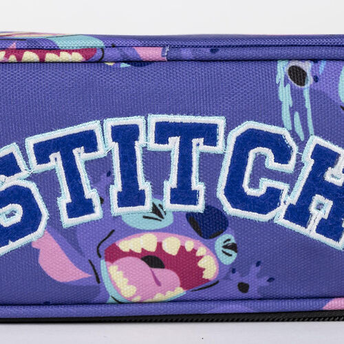 Estuche Portatodo Stitch All Over Print ovalado 22,5 cm