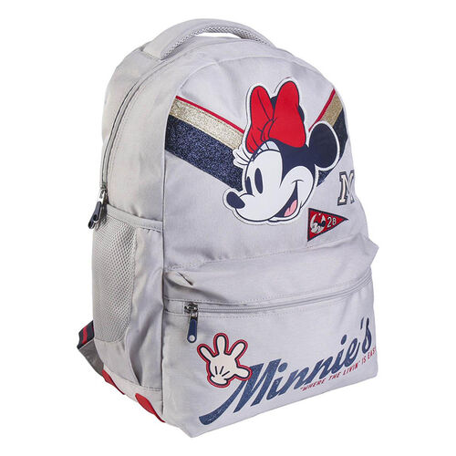 Mochila grande Minnie Mouse estilo universitario 44 cm