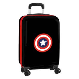 Captain America Logo Teen cabin trolley  black 34,5 x 20 x 55 cm