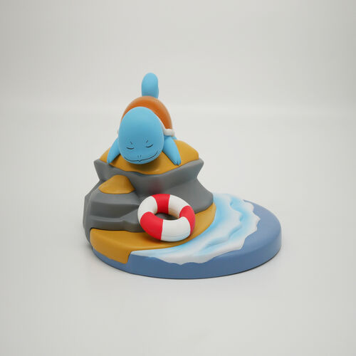 Light-Up Squirtle Scene 22 cm