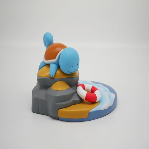 Light-Up Squirtle Scene 22 cm