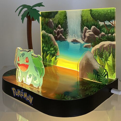 Light-Up Bulbasaur Diorama 15 cm