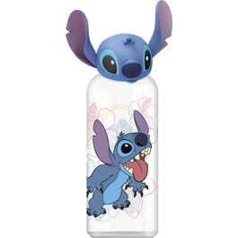 Botella con figura 3D Stitch y palmas 560 ml