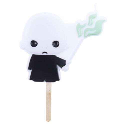 Vela de cumpleaos personaje Lord Voldermort 10 cm