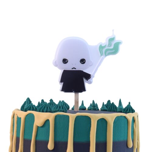 Vela de cumpleaos personaje Lord Voldermort 10 cm