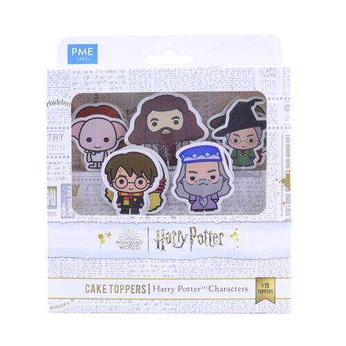 Pack 15 Harry Potter character cupcake decorations