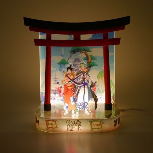 Luffy and Zoro Light-Up Wano Scene 20 cm