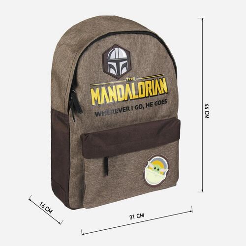 The Mandalorian Casual Backpack Wherever i go, he goes