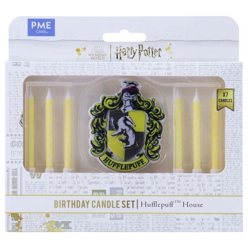 Candle Set of 7 Hufflepuff 7 cm