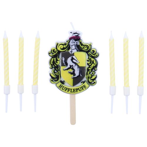 Candle Set of 7 Hufflepuff 7 cm