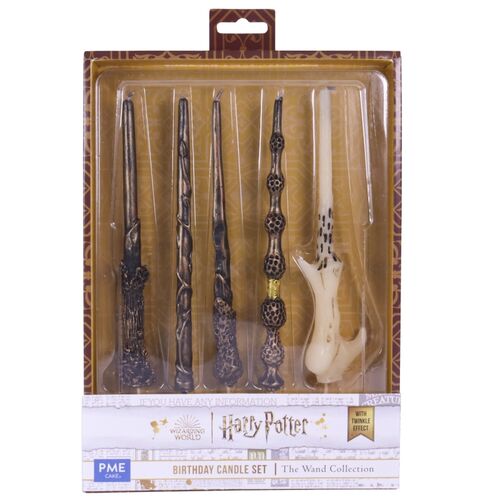 Candle Set of 5, Sparkling Wands 20 - 22,5 cm