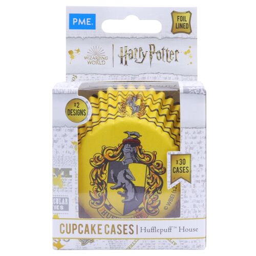 Pack of 30 Cupcake Cases Hufflepuff 3 x 5,2 cm