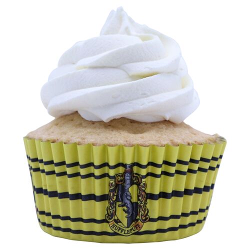 Pack of 30 Cupcake Cases Hufflepuff 3 x 5,2 cm