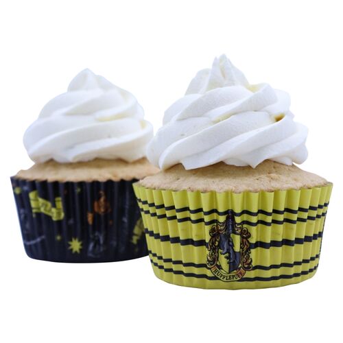 Pack of 30 Cupcake Cases Hufflepuff 3 x 5,2 cm