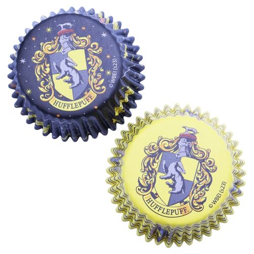 Pack of 30 Cupcake Cases Hufflepuff 3 x 5,2 cm