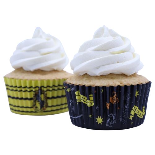 Pack of 30 Cupcake Cases Hufflepuff 3 x 5,2 cm