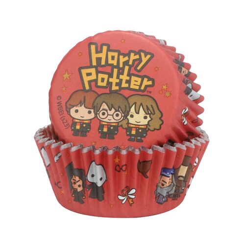 Set decoracin cupcakes capsulas y toppers (12) personajes Harry Potter