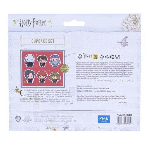 Cupcake Cases & Topper Set of 12 Characters