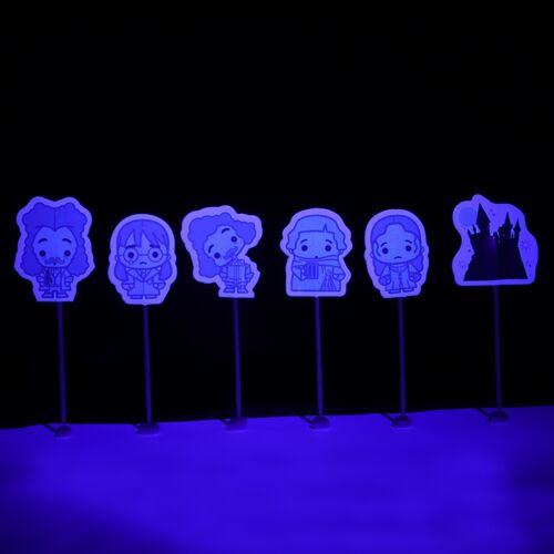 Cupcake Cases & Topper Set of 24 Ghosts of Hogwarts (Glow in the Dark)